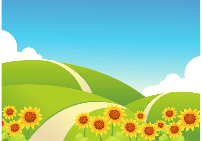 Sunflower Free Vector Art 700x490 Sunflower Free Vector Art