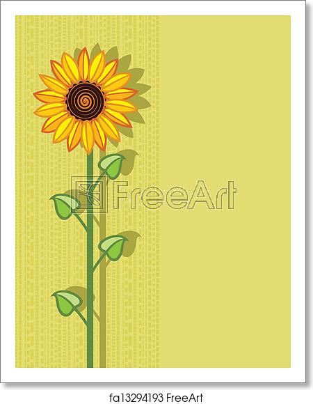Free Art Print Of Vector Sunflower Vector Sunflower Background 450x580 Free Art Print Of Vector Sunflower Vector Sunflower Background