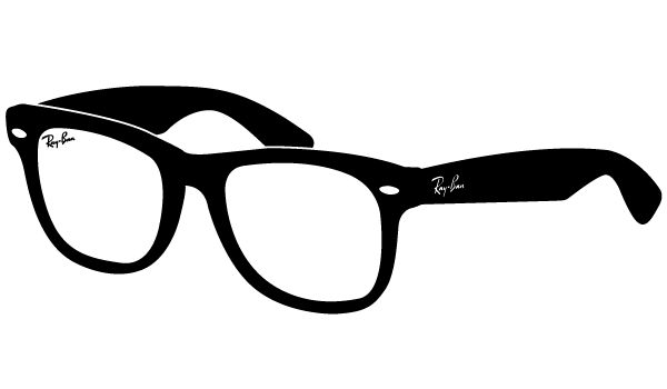 600x350 Ray Ban Wayfarer Sunglasses Vector Free
