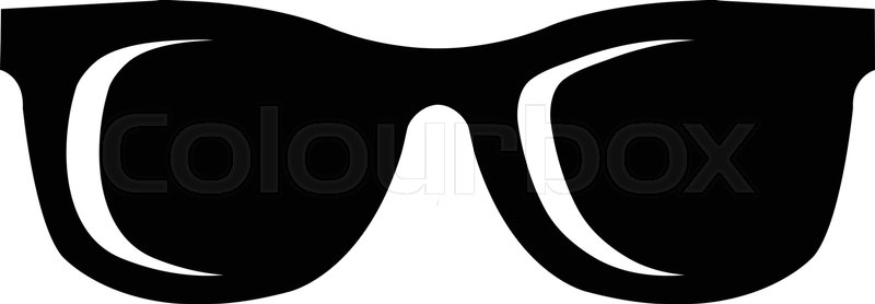 800x278 Sunglasses Vector Icon Stock Vector Colourbox