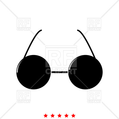 400x400 Black Glasses