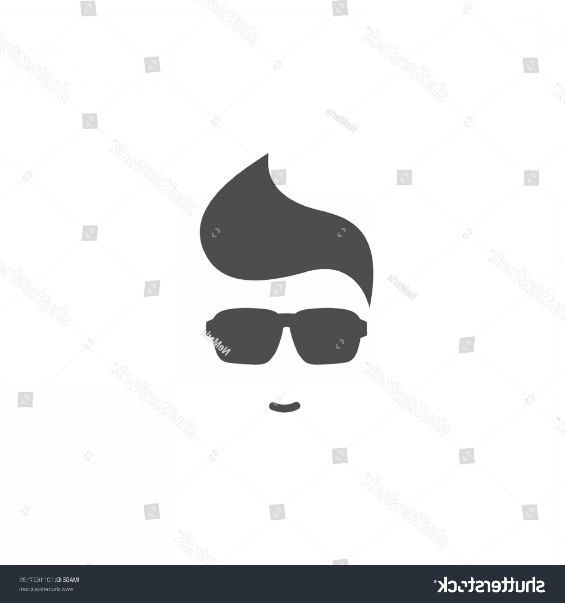 1800x1920 Silhouette Mans Head Hipster Sun Glasses Studiogrfx