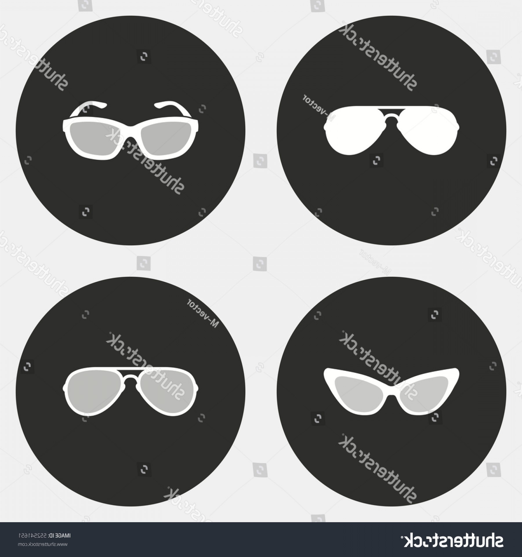 1800x1920 Vector Sunglasses Black And White Savoyuptown