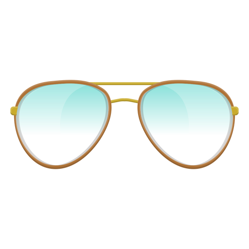 512x512 Light Blue Aviator Sunglasses