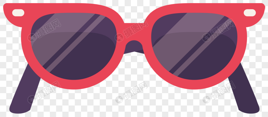 860x377 Cool Summer Beach Beach Sunglasses Vector Material Png