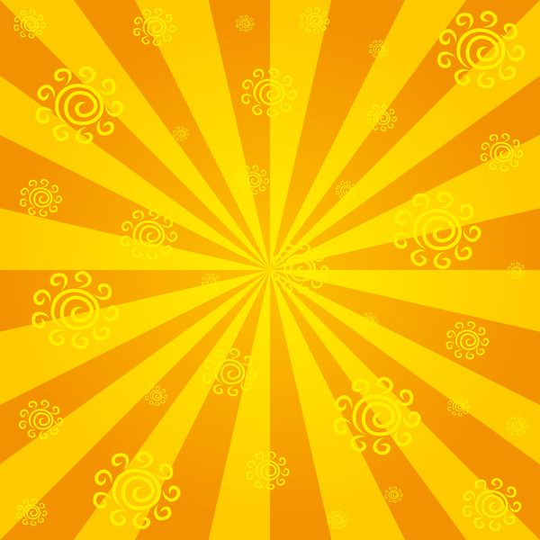 600x600 Download Abstract Sunlight With Sun Sign Background Vector