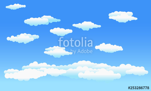 Day Sky Cloud, Sunny Day Vector Backround Stock Image And Royalty 500x300 Day Sky Cloud, Sunny Day Vector Backround Stock Image And Royalty