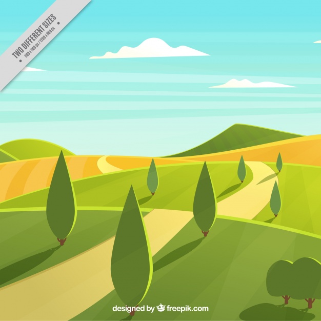 Meadow Background With Trees On A Sunny Day Vector Free Download 626x626 Meadow Background With Trees On A Sunny Day Vector Free Download