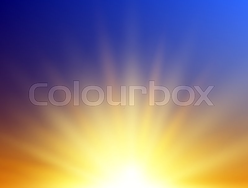 800x608 Realistic Sunrise Background Abstract Stock Vector Colourbox