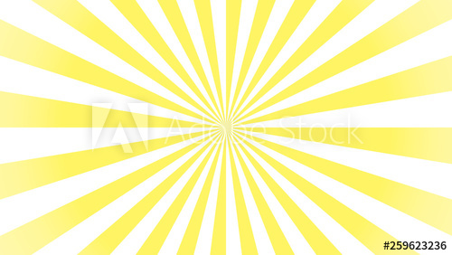 500x282 Sunburst Pattern, Sunrise Background, Yellow Retro Round Lines