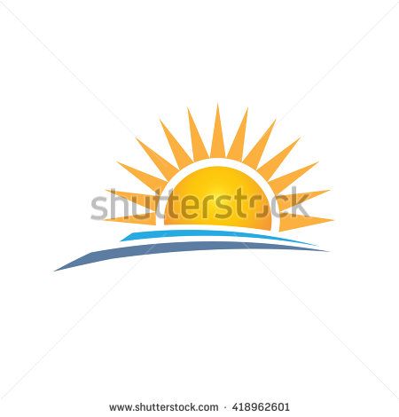450x470 Sunrise Logo Design Vector Graphic Design Sun Logo Logos