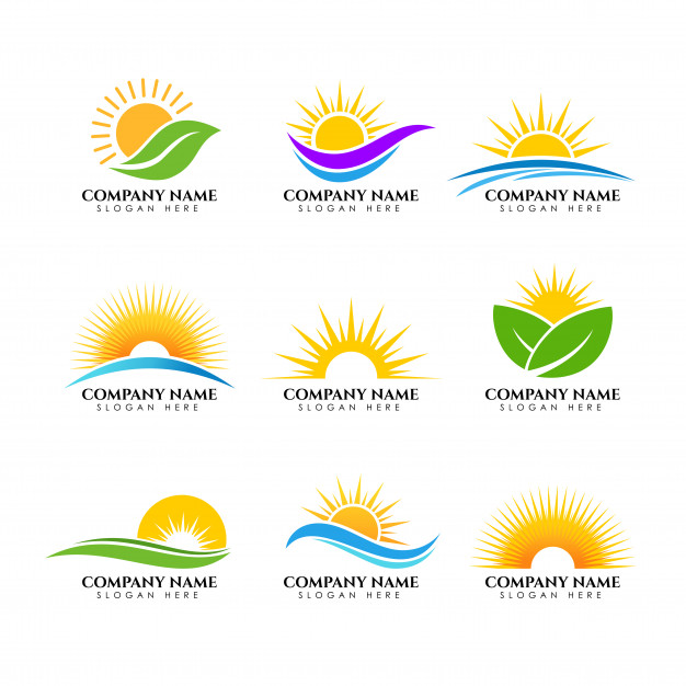 626x626 Sunrise Logo Template Sun Logo Template Vector Premium Download
