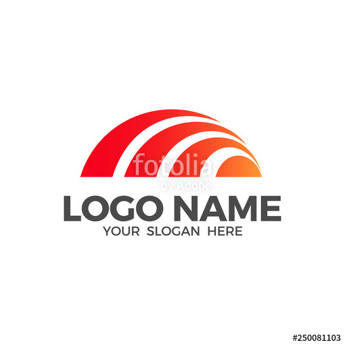 500x500 Sunrise Logo Vector Design Template Stock Image And Royalty Free