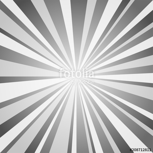 500x500 Sunburst Background, Yellow Sunrise Vector Illustration Stock