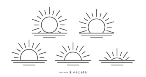 491x260 Sunrise Vector Graphics To Download