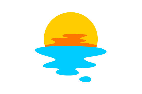 580x386 Sunset Sunrise Vector Illustration Graphic