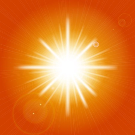 450x450 Abstract Rays Of Sun And Sun, Vector Art Illustration Royalty