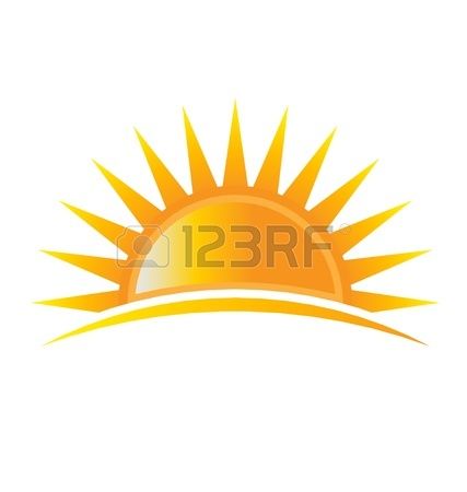 427x450 Stock Vector Logo Sun Logo, Sunrise Logo, Sunshine Logo