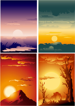 262x368 Sunrise Vector Free Free Vector Download
