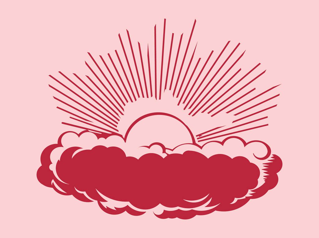 1024x765 Sunrise Vector Graphics Vector Art Graphics