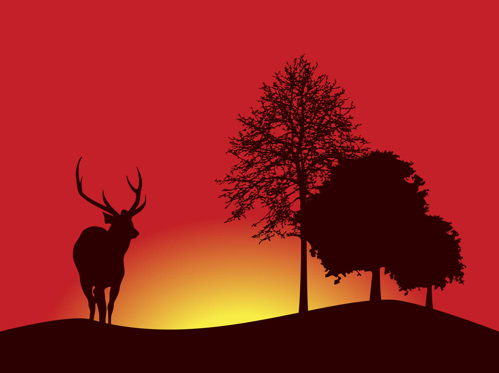 1024x765 Vector Sunrise Vector Art Graphics