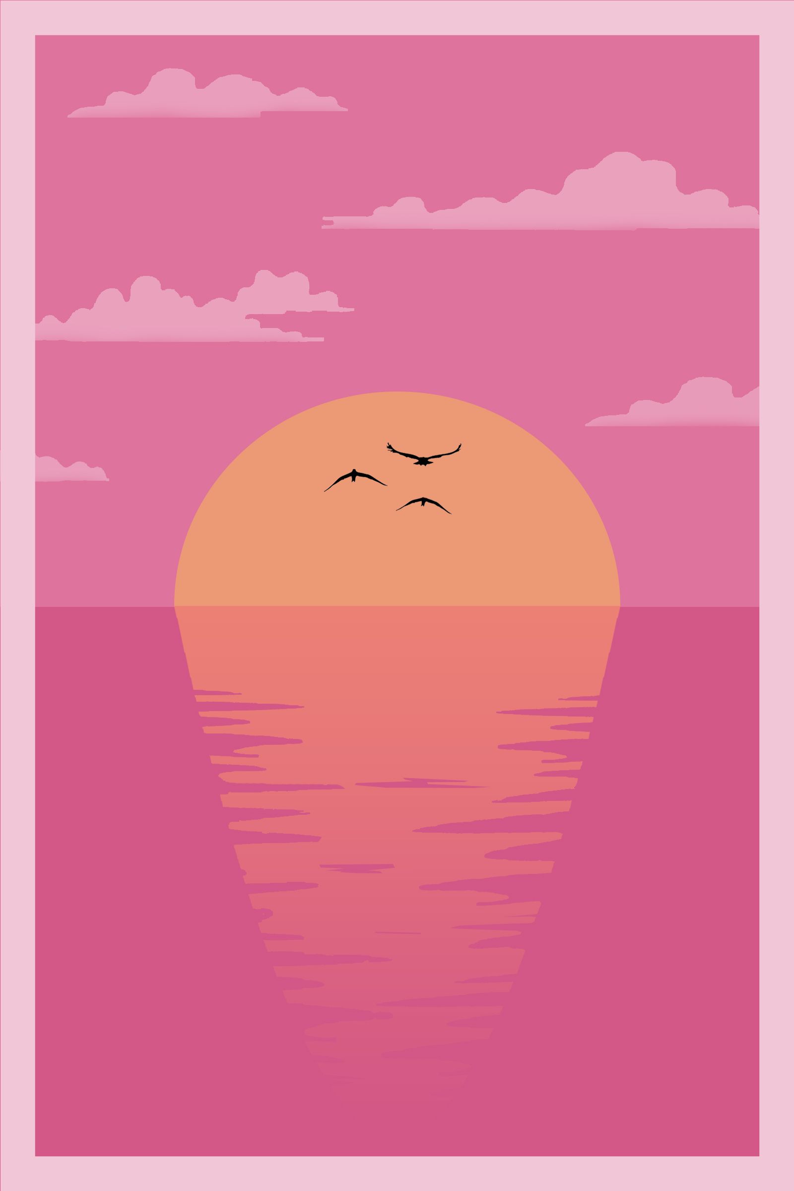 1600x2400 A Vector Sunset