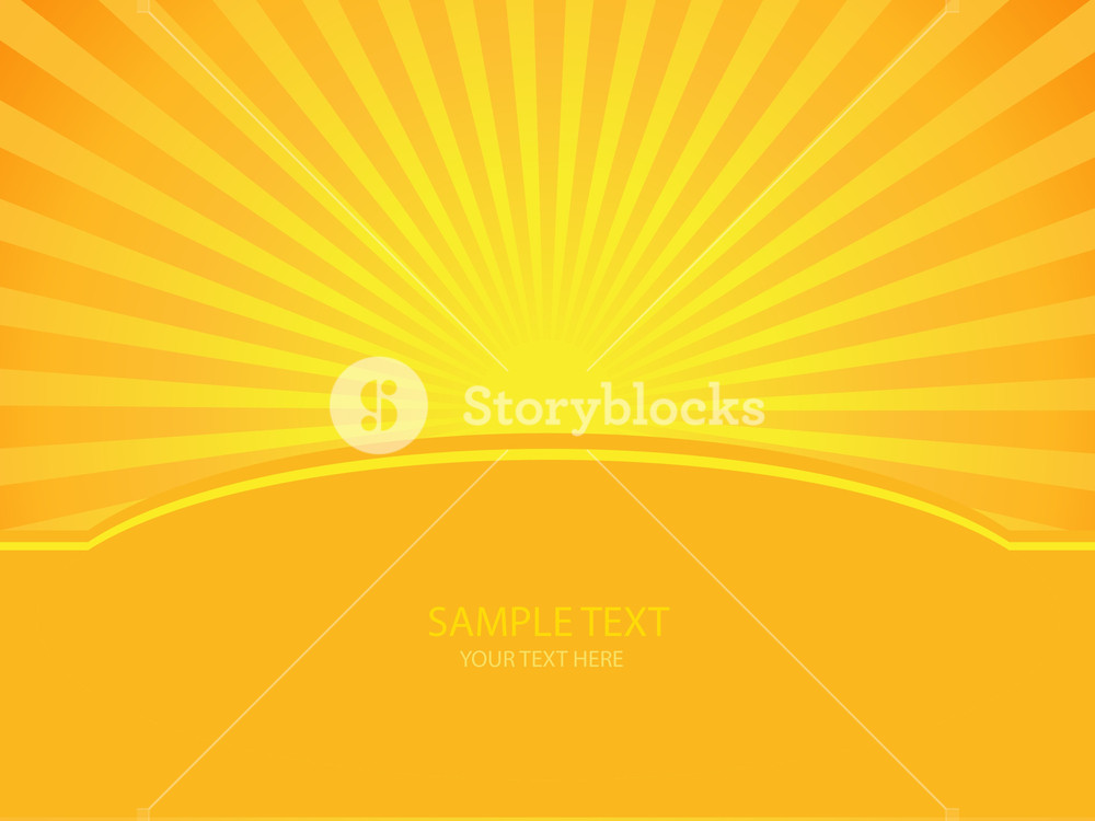 1000x750 Sunshine Vector Royalty Free Stock Image