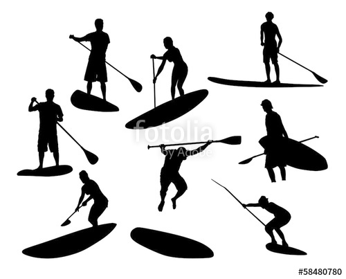 Sup Silhouettes 500x403 Sup Silhouettes