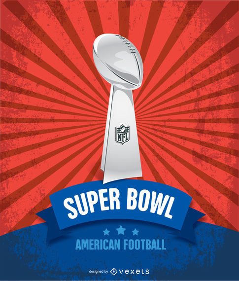 Superbowl Grunge Vector 485x570 Superbowl Grunge Vector