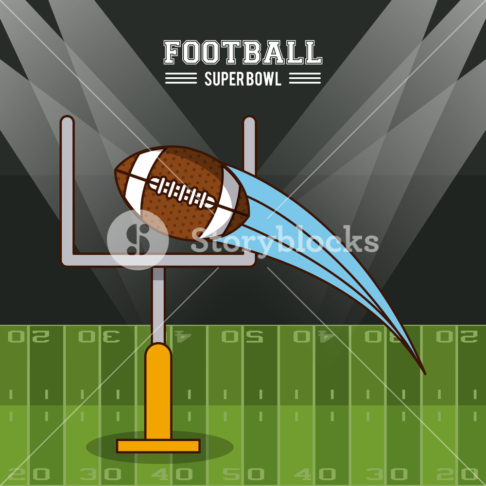 American Football Superbowl Vector Illustration Graphic Design 1000x1000 American Football Superbowl Vector Illustration Graphic Design