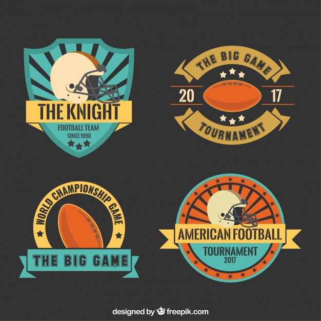 Cute Super Bowl Badges Pack Vector Free Download 626x626 Cute Super Bowl Badges Pack Vector Free Download