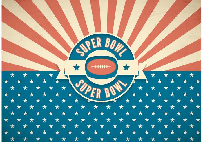 Free Super Bowl Retro Vector Background 700x490 Free Super Bowl Retro Vector Background
