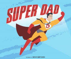 240x200 Super Dad Free Vector Graphic Art Free Download
