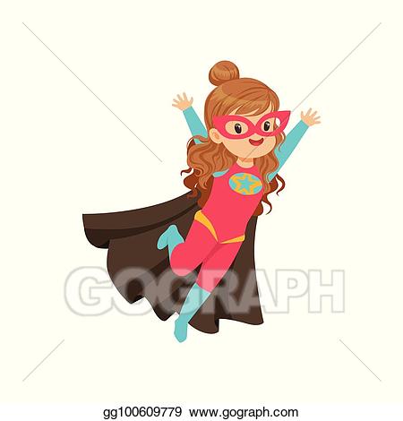 450x470 Clipart Of Halloween Super Girl
