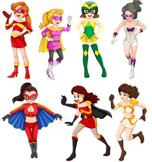 521x555 Superheroes Free Vector Graphics Free Download