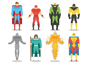 310x217 Vector Of Super Hero Masks Free Graphics Uihere