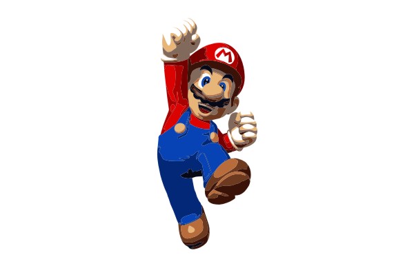 600x389 Super Mario Bros Mario Vector Game