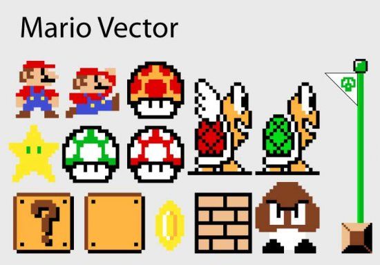 Super Mario Bros Vector At Collection Of Super Mario Bros Vector Free For 