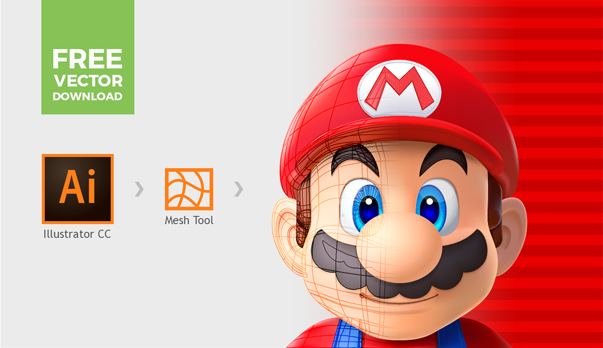 Super Mario Vector Illustrator Mesh Tool On Pantone Canvas Gallery 1200x693 Super Mario Vector Illustrator Mesh Tool On Pantone Canvas Gallery