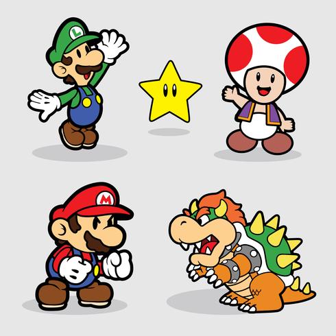 Super Mario Vector Pack 490x490 Super Mario Vector Pack