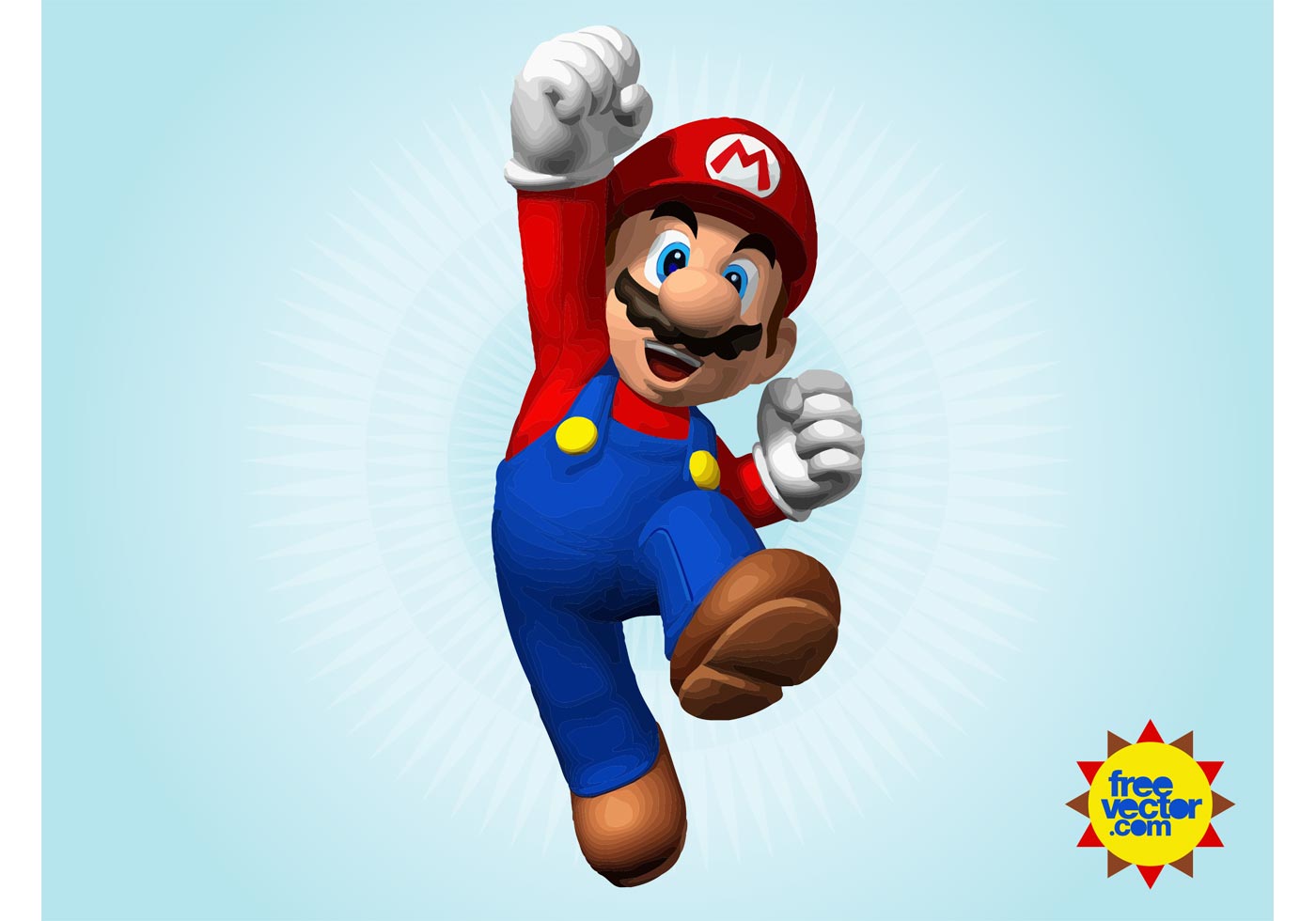 Mario Bros Free Vector Art 1400x980 Mario Bros Free Vector Art
