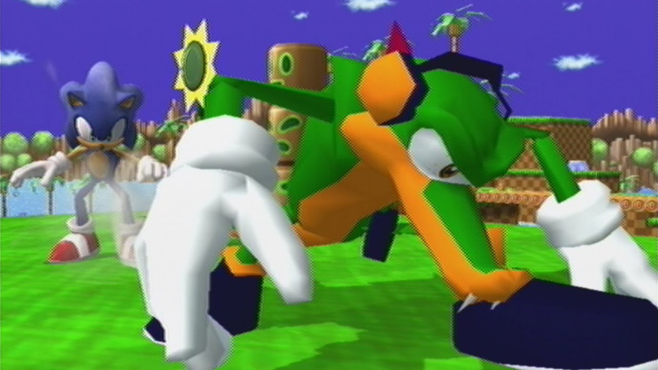 1280x720 Vector The Crocodile Vs Sonic The Hedgehog