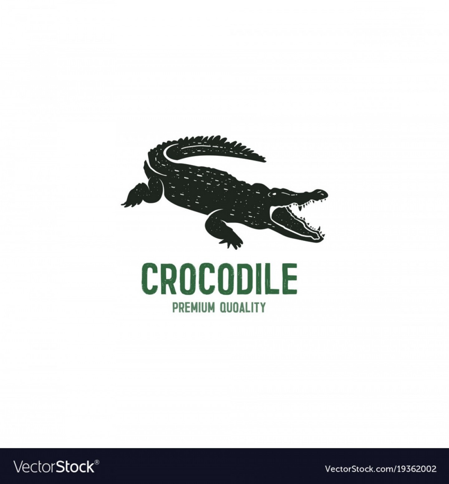 1440x1552 Crocodile Logo Template Symbol Of Alligator Vector Handandbeak