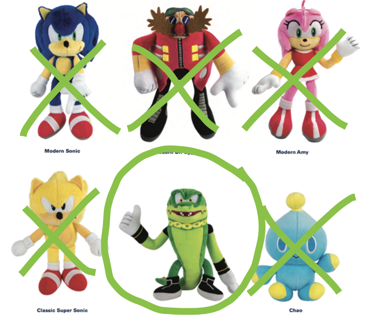 1280x1096 Official Vector Sonic The Hedgehog Tomy Sega Plush Green