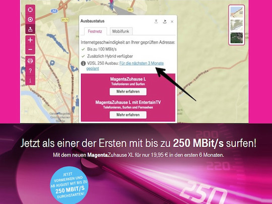 540x405 Super Vectoring Ausbau Der Telekom Abfragbar