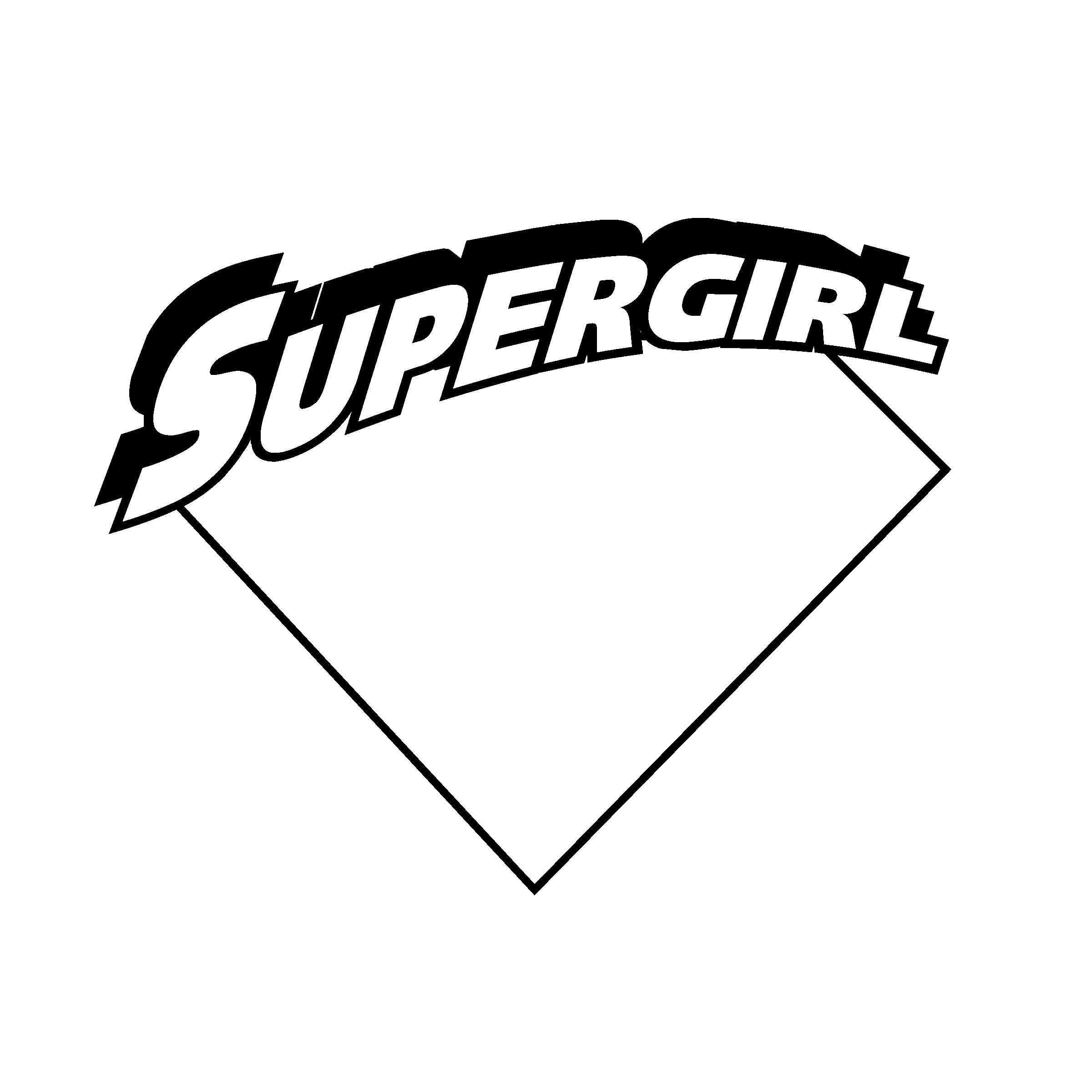 2400x2400 Supergirl Logo Png Transparent Vector