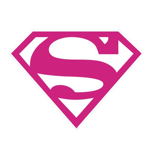 512x512 Pink Superman Logo Clipart Robotics In Supergirl Comic