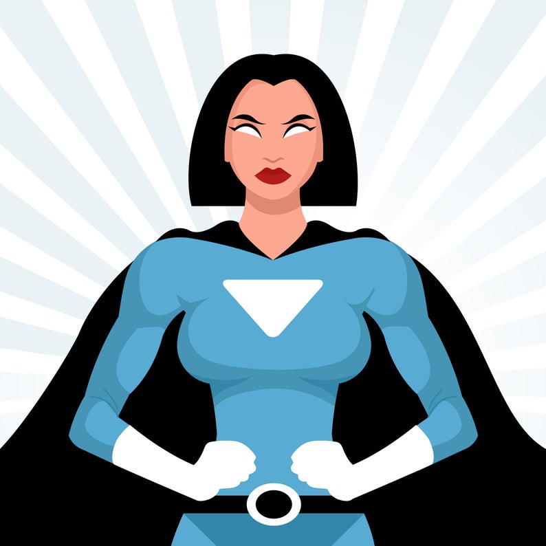 794x794 Superhero Hero Woman Girl Superman Supergirl Etsy