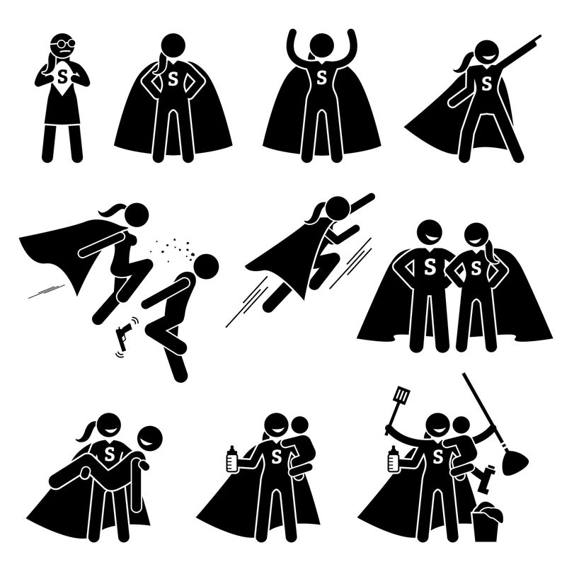 794x794 Superwoman Super Woman Supergirl Vector Superwoman Etsy