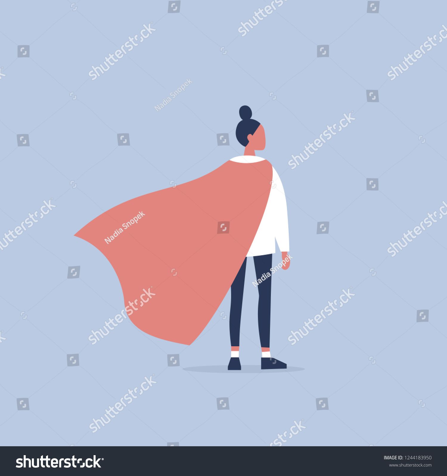 Superhero Conceptual Illustration Young Female Character Wearing 1500x1600 Superhero Conceptual Illustration Young Female Character Wearing